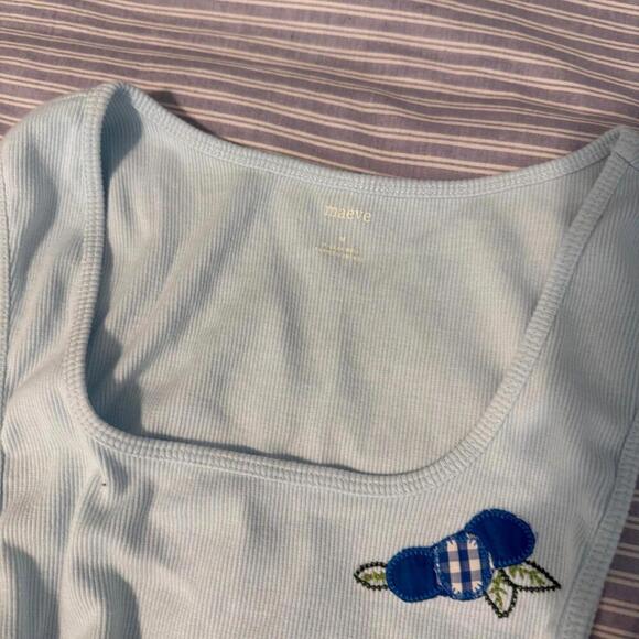 Anthropologie Blueberry Tank top - Picture 4 of 4